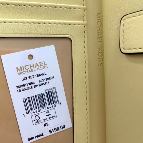 Michael Kors LG double zip wristlet